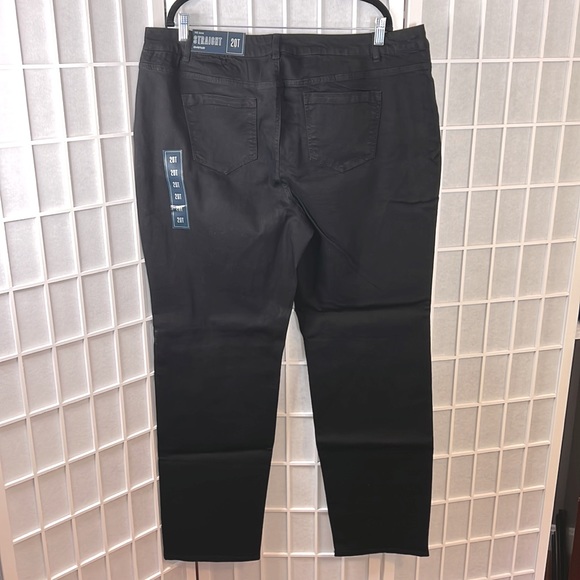 Avenue Jeans Straight Black 20T New - Picture 2 of 5